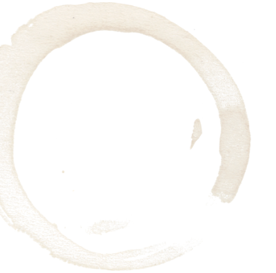 A coffee mug stain